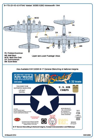 1 32 Scale Boeing B-17g Flying Fortress 42-97546 Idaliza - 1 32 