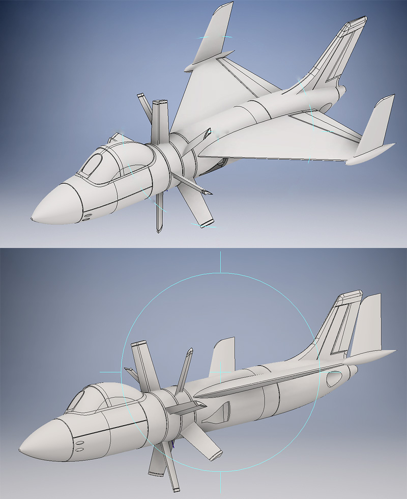 1/72 Martin 262 B U.S. Navy Vtol Turboprop Convoy Fighter - 1/72 ...