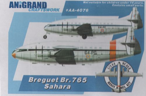 1 144 Bregeut Br.765 Sahara 1 144 aircraft plastic or resin kit