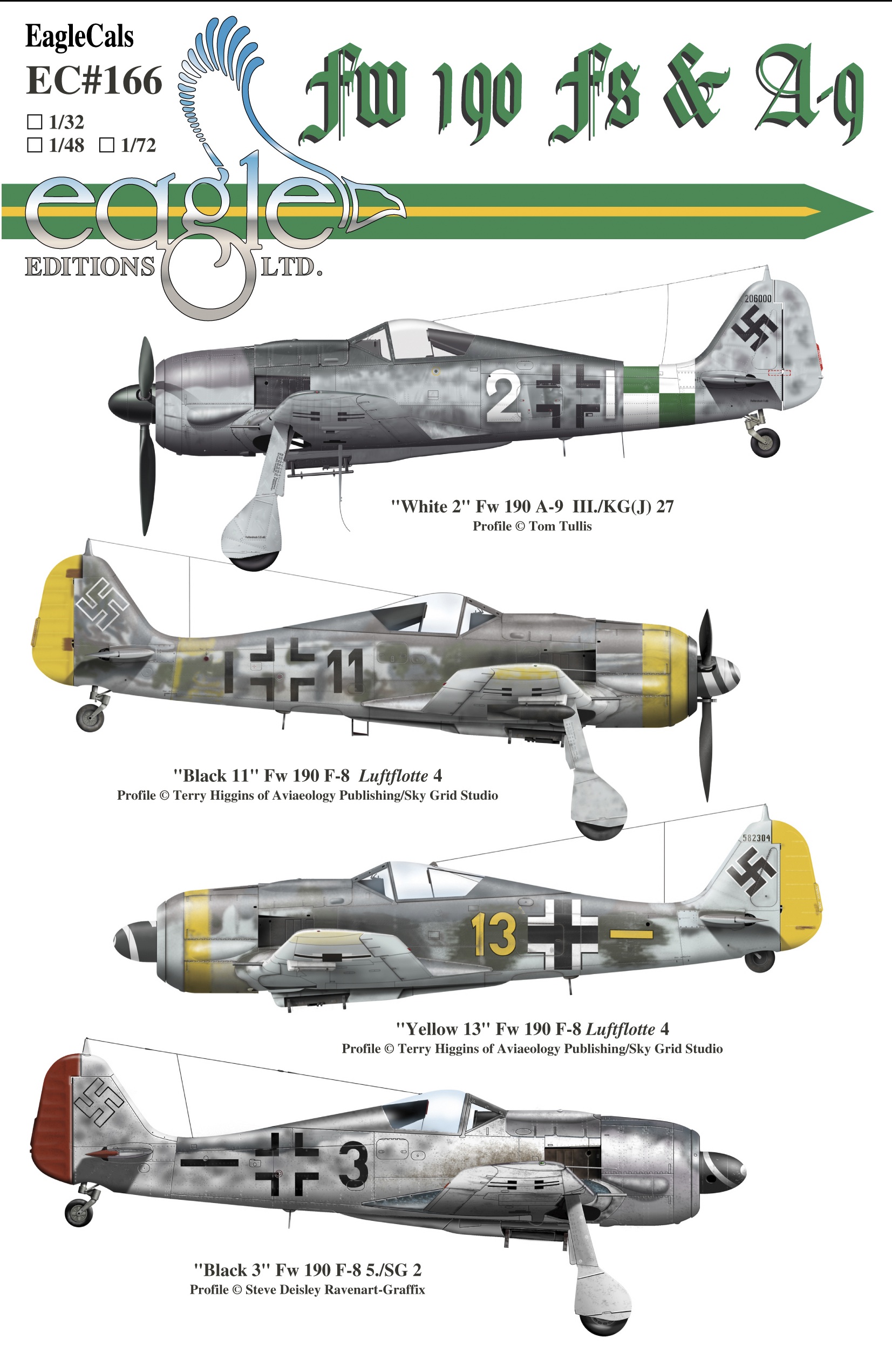 1 72 Focke Wulf Fw 190f Décals Avions Au 1 72