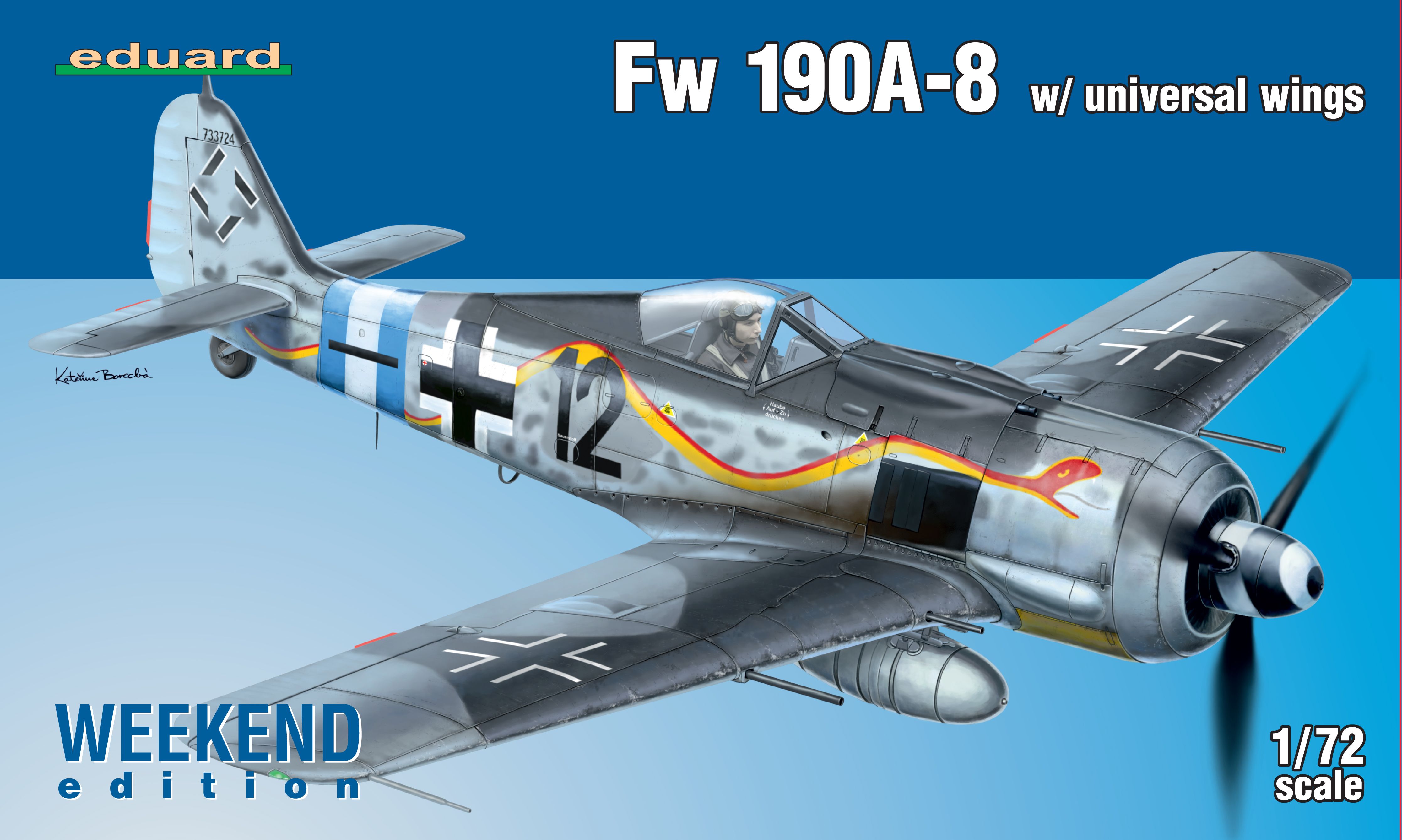 1 72 Focke Wulf Fw 190a 8 With Universal Wings Weekend Edition