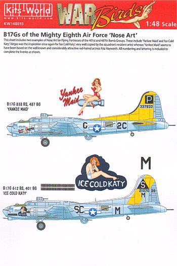 1/48 Boeing B-17G 8th AF Nose Art