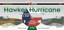 1/72 Hawker Hurricane CZ pilots in RAF sqdn. Part 2 decal 1/72 Hawker Hurricane CZ pilots in RAF sqdn. Part 2 decal