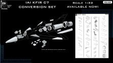 1/32 Conversion kit for Iai Kfir C7 1/32 Conversion kit for Iai Kfir C7