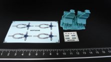 Sièges pilote métalliques Sikorsky UH-60 SH-60 MH-60 1/32 Sièges pilote métalliques Sikorsky UH-60 SH-60 MH-60 1/32
