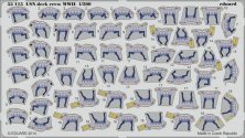 SET 1/200 USN deck crew WWII S.A. SET 1/200 USN deck crew WWII S.A.