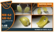Masque peinture double-face MH-6/AH-6J 1/48 ICM Masque peinture double-face MH-6/AH-6J 1/48 ICM