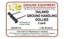 AIM Chariots Traînage Queues 1/48 Pack de 2 AIM Chariots Traînage Queues 1/48 Pack de 2