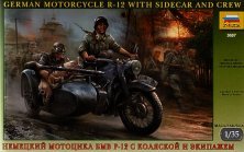 Zvezda Maquette Moto BMW R12 Sidecar Équipage 1/35 Zvezda Maquette Moto BMW R12 Sidecar Équipage 1/35