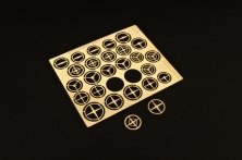 1/72 Steering wheels PE set (AFV) 1/72 Steering wheels PE set (AFV)