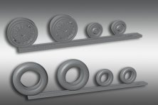 1/32 McDonnell F-4 Phantom wheels ands tyres 1/32 McDonnell F-4 Phantom wheels ands tyres