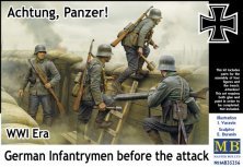 Masterbox Fantassins Allemands WWI Avant l'Attaque 1/35 Masterbox Fantassins Allemands WWI Avant l'Attaque 1/35