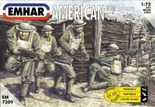 Emhar 1/72 Figurines Infanterie Américaine WWI Emhar 1/72 Figurines Infanterie Américaine WWI