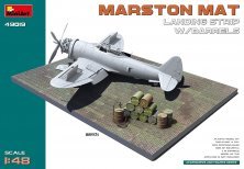 1/48 Marston Mat Landing Strip with Barrels 1/48 Marston Mat Landing Strip with Barrels