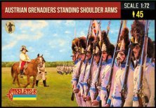 1/72 Austrian Grenadiers Standing Shoulder Arms Napoleonic 1/72 Austrian Grenadiers Standing Shoulder Arms Napoleonic