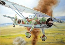 1/72 Henschel Hs 126A over Spain 1/72 Henschel Hs 126A over Spain