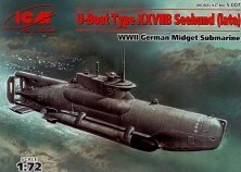 ICM 1/72 Sous-marin de poche Seehund Type XXVIIB tardif ICM 1/72 Sous-marin de poche Seehund Type XXVIIB tardif