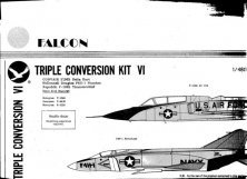 Falcon 1/48 F-106B Delta Dart, F-105B, F4H-1 vacform Falcon 1/48 F-106B Delta Dart, F-105B, F4H-1 vacform