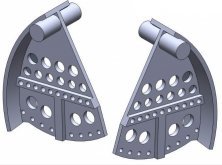 1/48 Saab 105 Sk60 air brakes 1/48 Saab 105 Sk60 air brakes