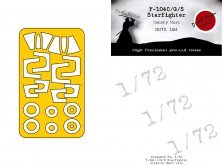 1/72 Lockheed F-104G Starfighter mask for Esci and Italeri 1/72 Lockheed F-104G Starfighter mask for Esci and Italeri