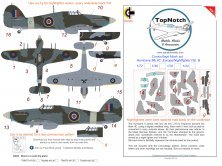 1/24 Hawker Hurricane Mk.IIC/Nightfighter Europe B Camouflage 1/24 Hawker Hurricane Mk.IIC/Nightfighter Europe B Camouflage