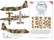 1/72 Lockheed C-130 Hercules Saaf Flossie Camouflage paint mask 1/72 Lockheed C-130 Hercules Saaf Flossie Camouflage paint mask