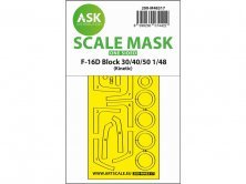 Art Scale Masques F-16D Block 30/40/50 1/48 Kinetic Art Scale Masques F-16D Block 30/40/50 1/48 Kinetic