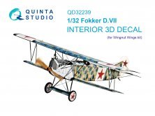 1/32 Fokker D.VII & color Interior WNW 1/32 Fokker D.VII & color Interior WNW