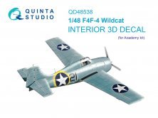 1/48 Grumman F4F-4 Wildcat coloured Interior Academy 1/48 Grumman F4F-4 Wildcat coloured Interior Academy