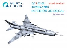 1/72 Sukhoi Su-17M3 Interior for Modelsvit, Small version 1/72 Sukhoi Su-17M3 Interior for Modelsvit, Small version