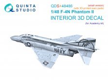 1/48 McDonnell F-4N Phantom II Interior for Academy 1/48 McDonnell F-4N Phantom II Interior for Academy