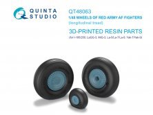 1/48 Russian WWII Wheels longitudinal tread 1/48 Russian WWII Wheels longitudinal tread