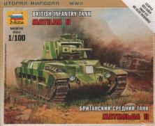 Zvezda Char Matilda britannique 15mm 1/100 Zvezda Char Matilda britannique 15mm 1/100