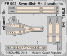 1/48 Swordfish Mk.II seatbelts STEEL 1/48 Swordfish Mk.II seatbelts STEEL