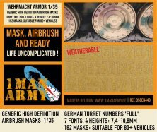 German Turret Numbers Full 1 1/35 Generic German Turret Numbers Full 1 1/35 Generic