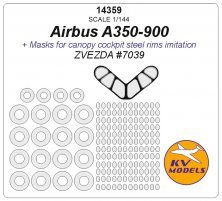 1/144 Airbus A350-900 + wheels masks 1/144 Airbus A350-900 + wheels masks