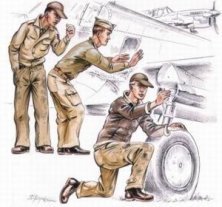 CMK Mécaniciens US Army WWII 1/72 - 3 Figurines CMK Mécaniciens US Army WWII 1/72 - 3 Figurines