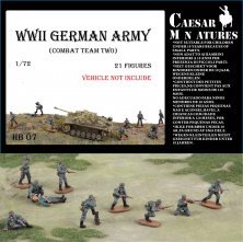 Caesar Miniatures Infanterie Allemande WWII Combat Team 2 1/72 Caesar Miniatures Infanterie Allemande WWII Combat Team 2 1/72