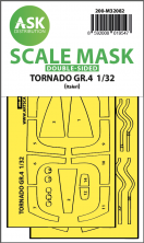 1/32 Tornado GR.4 double-sided express fit mask for Italeri 1/32 Tornado GR.4 double-sided express fit mask for Italeri