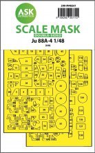 1/48 Ju 88A-4 double-sided express fit mask for Icm 1/48 Ju 88A-4 double-sided express fit mask for Icm