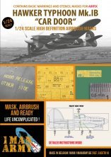 1/24 Hawker Typhoon Mk.IB Car Door for Airfix 1/24 Hawker Typhoon Mk.IB Car Door for Airfix