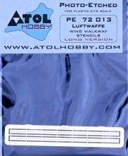 1/72 Luftwaffe wing walkway stencils LONG 1/72 Luftwaffe wing walkway stencils LONG