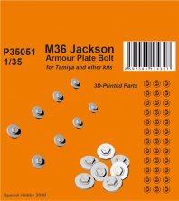 CMK 1/35 Boulons Plaque Blindage M36 Jackson Tamiya CMK 1/35 Boulons Plaque Blindage M36 Jackson Tamiya