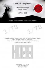 1/72 Douglas A-4A/A-4C Skyhawk wheel bay paint mask 1/72 Douglas A-4A/A-4C Skyhawk wheel bay paint mask