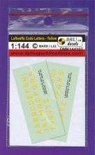 1/144 Luftwaffe Code Letters Yellow 1/144 Luftwaffe Code Letters Yellow