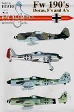 Eagle Cal 1/48 Décals Focke-Wulf Fw-190 A/D/F Eagle Cal 1/48 Décals Focke-Wulf Fw-190 A/D/F
