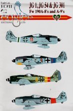 Eagle Cal Décals 1/48 Focke-Wulf Fw-190A-8 JG 301, JG 54, JG 1 Eagle Cal Décals 1/48 Focke-Wulf Fw-190A-8 JG 301, JG 54, JG 1
