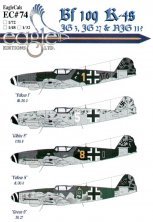 Eagle Cal Décals Messerschmitt Bf-109K-4 1/48 Eagle Cal Décals Messerschmitt Bf-109K-4 1/48