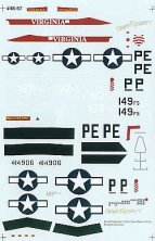 Décal 1/48 F-16C et P-51D Mustang 328FS Virginia ANG Décal 1/48 F-16C et P-51D Mustang 328FS Virginia ANG