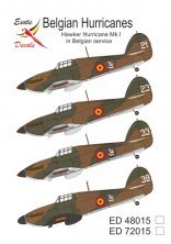 1/72 Belgian Hurricanes Hawker Hurricane Mk.I 1/72 Belgian Hurricanes Hawker Hurricane Mk.I